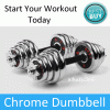 Chrome Dumbbell Set
