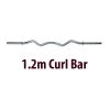 EZ Curl Barbell 1.2m Bar